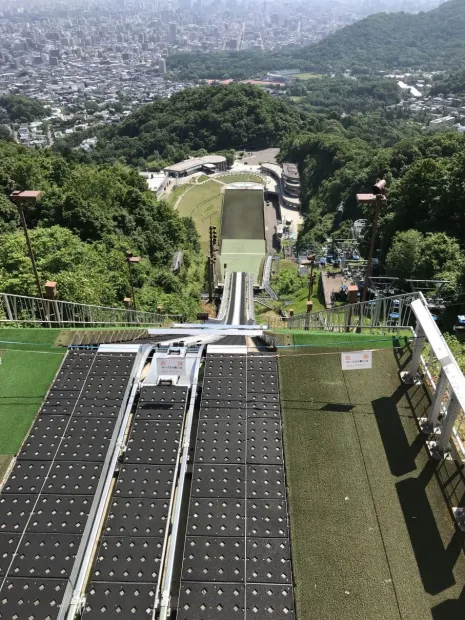 人生初の大倉山ジャンプ競技場