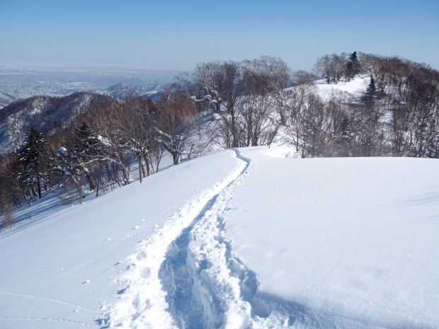 阿部山方面振り返り