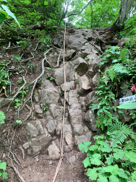 ちょっとしたロープ場